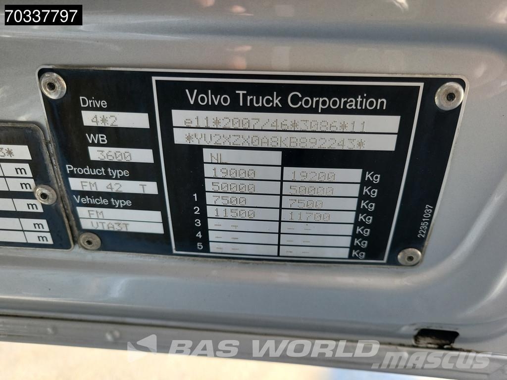 Volvo FM 450 FM 4X2 Globe NL-Truck Hydraulic Blower Navi Vlačilci