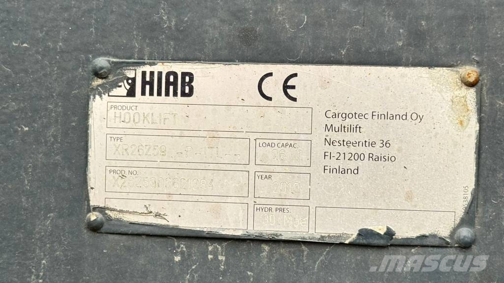 ABROL TIPPER - HIAB HOOKLIFT - 26T Sonstige Krane