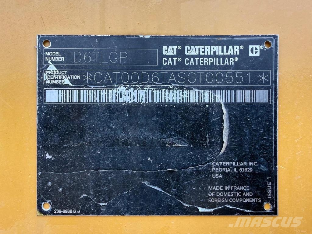 CAT D6T LPG Kāpurķēžu buldozeri