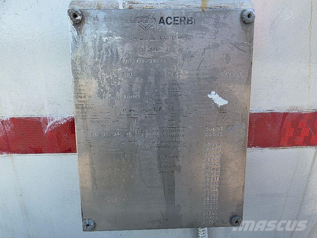 Acerbi S06PBEG Semirremolques cisterna
