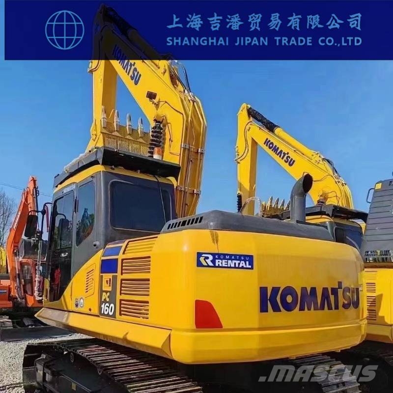 Komatsu PC 160 حفارات زحافة