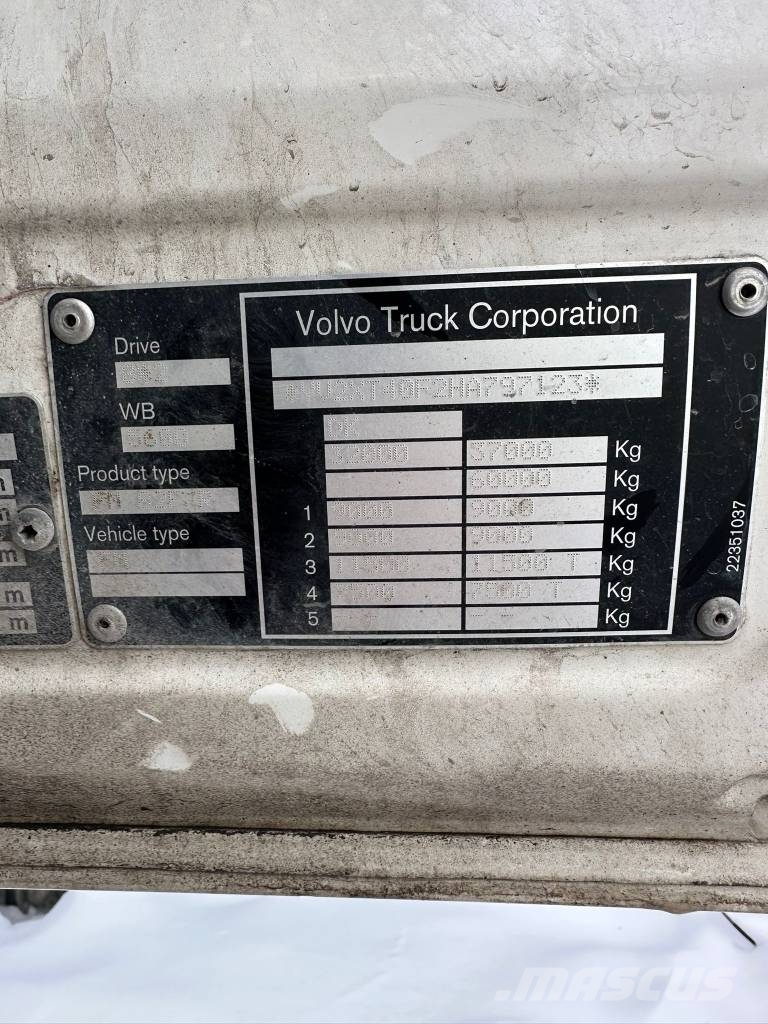 Volvo FM 500 起重车