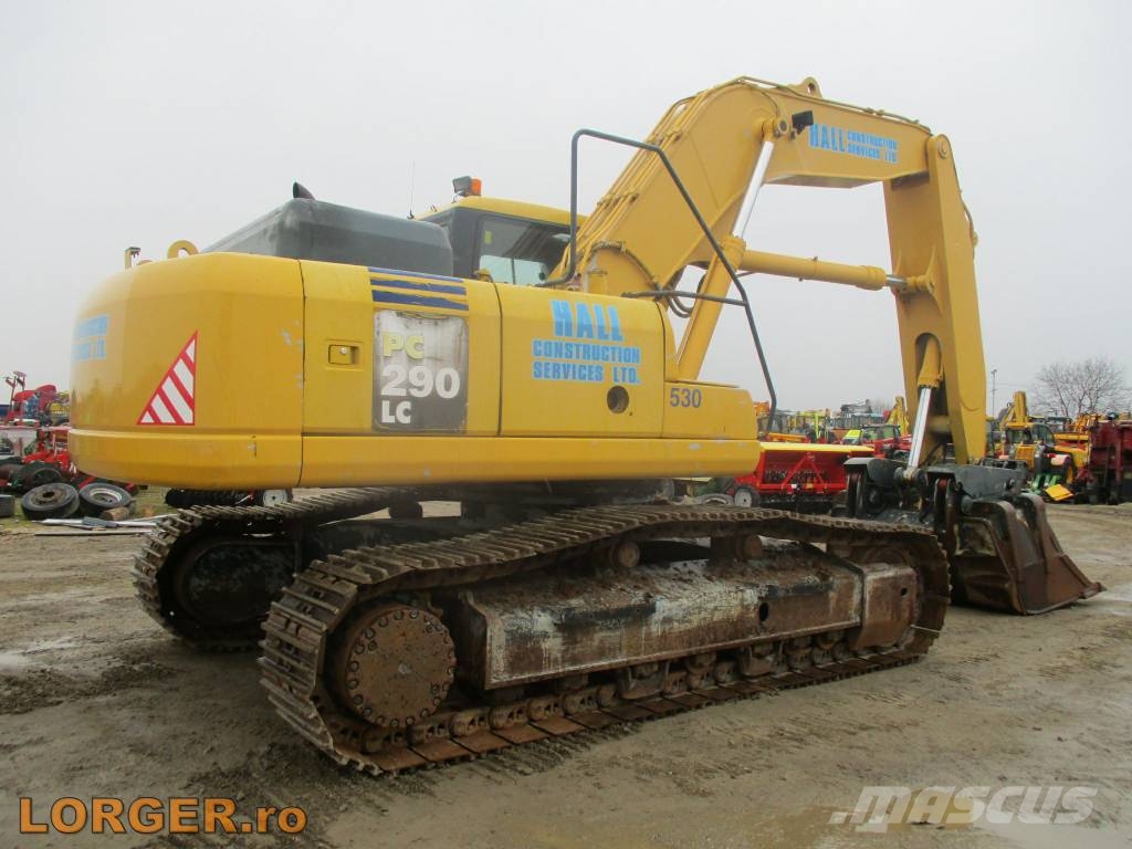 Komatsu PC290 front-face shovel Bagri goseničarji