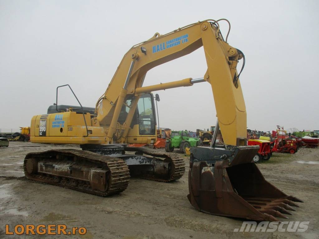Komatsu PC290 front-face shovel Bagri goseničarji