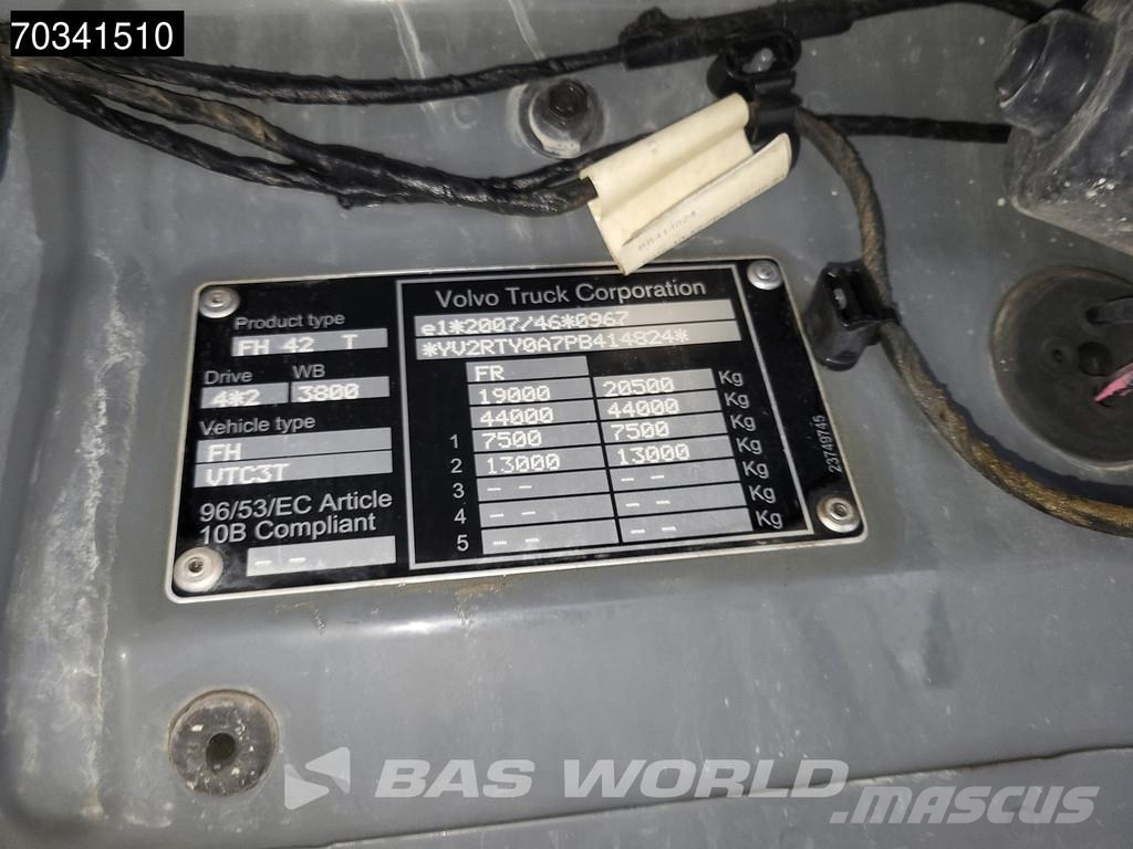 Volvo FH 460 4X2 Globe Hydraulic Full-Air Alcoa's Trekkvogner