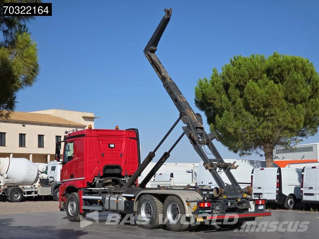 Mercedes-Benz Arocs 2645 Arocs 6X4 Gancho Meiller 20t Cubos Redu gancho Caminhões Roll-on Roll-off