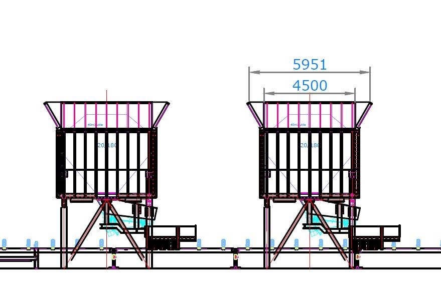 SMIL / Aviteq Hoppoer / Tremie 30 m^3 Bunkersystemen