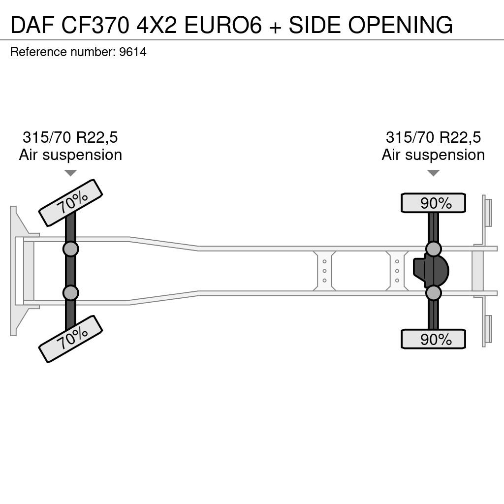 DAF CF370 4X2 EURO6 + SIDE OPENING Furgoonautod
