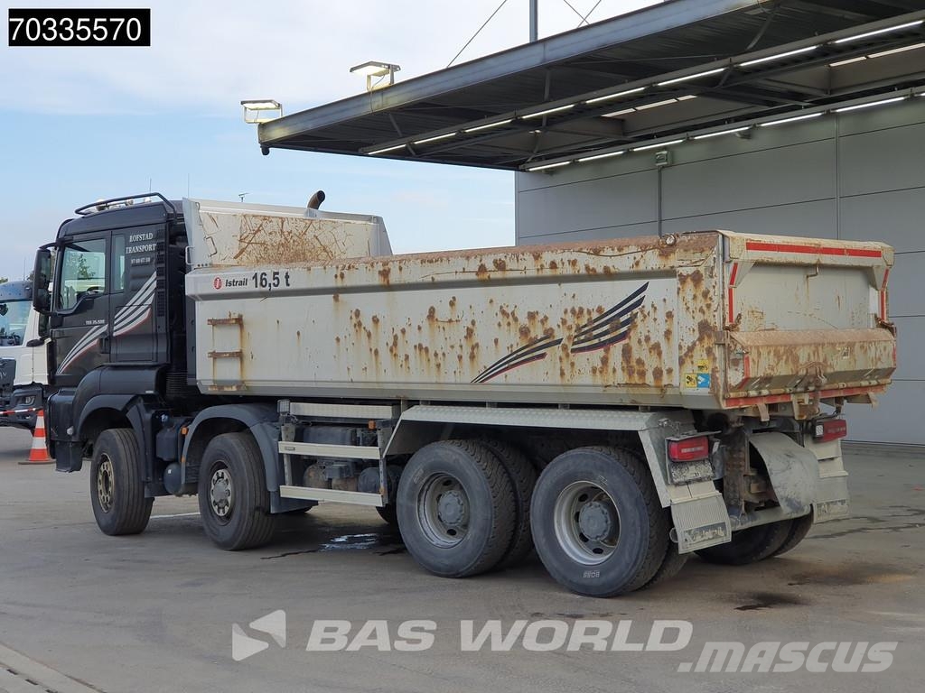 MAN TGS 35.500 TGS 8X6 12m3 tipper Big-Axle 8x6 Automa Kipper