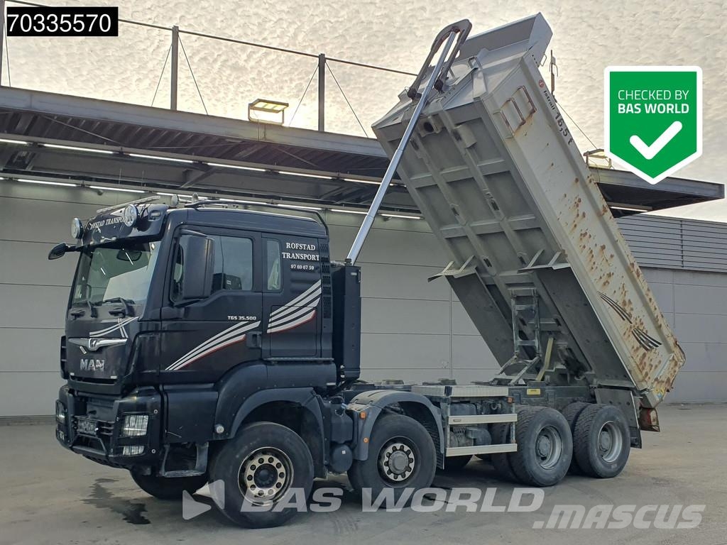 MAN TGS 35.500 TGS 8X6 12m3 tipper Big-Axle 8x6 Automa Kipper