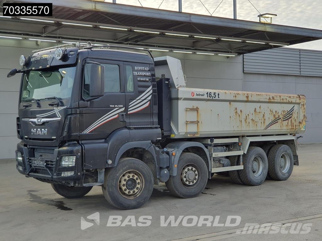 MAN TGS 35.500 TGS 8X6 12m3 tipper Big-Axle 8x6 Automa Kipper