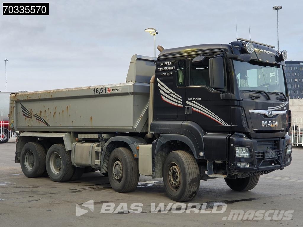 MAN TGS 35.500 TGS 8X6 12m3 tipper Big-Axle 8x6 Automa Kipper