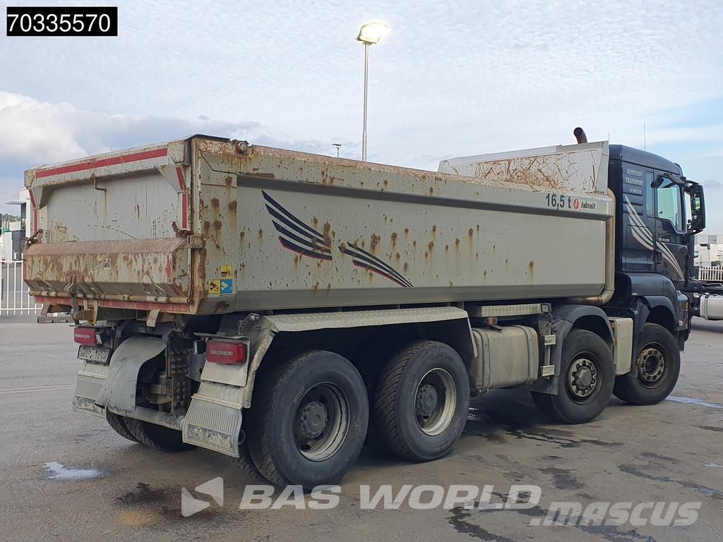 MAN TGS 35.500 TGS 8X6 12m3 tipper Big-Axle 8x6 Automa Kipper