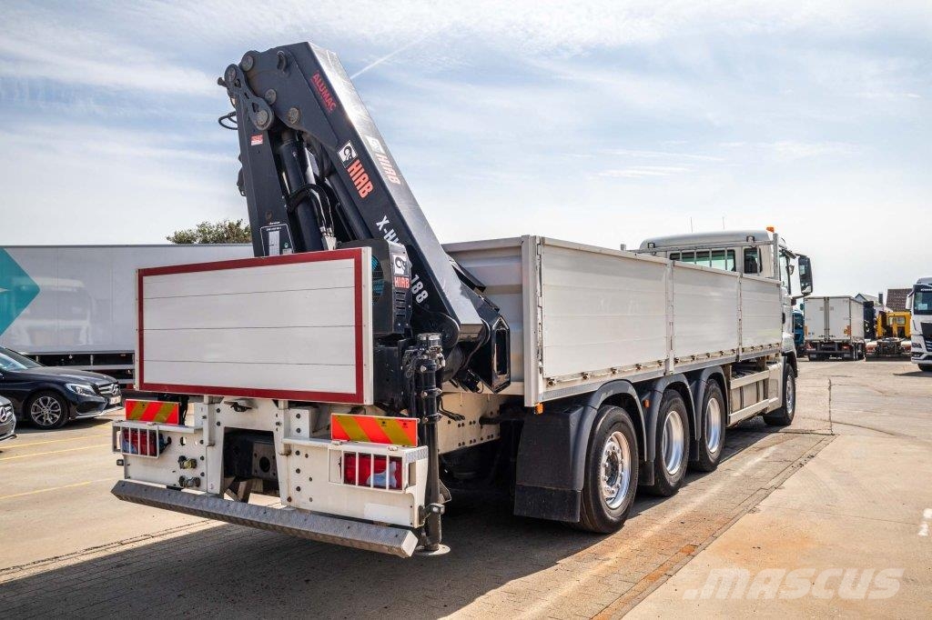 MAN TGS 35.420 BL-8x4-4+HIAB 188 E-2 플랫베드/드롭사이드 트럭