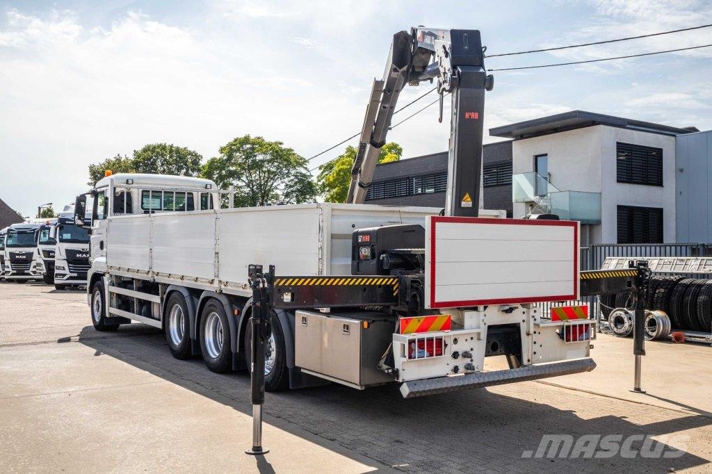 MAN TGS 35.420 BL-8x4-4+HIAB 188 E-2 플랫베드/드롭사이드 트럭