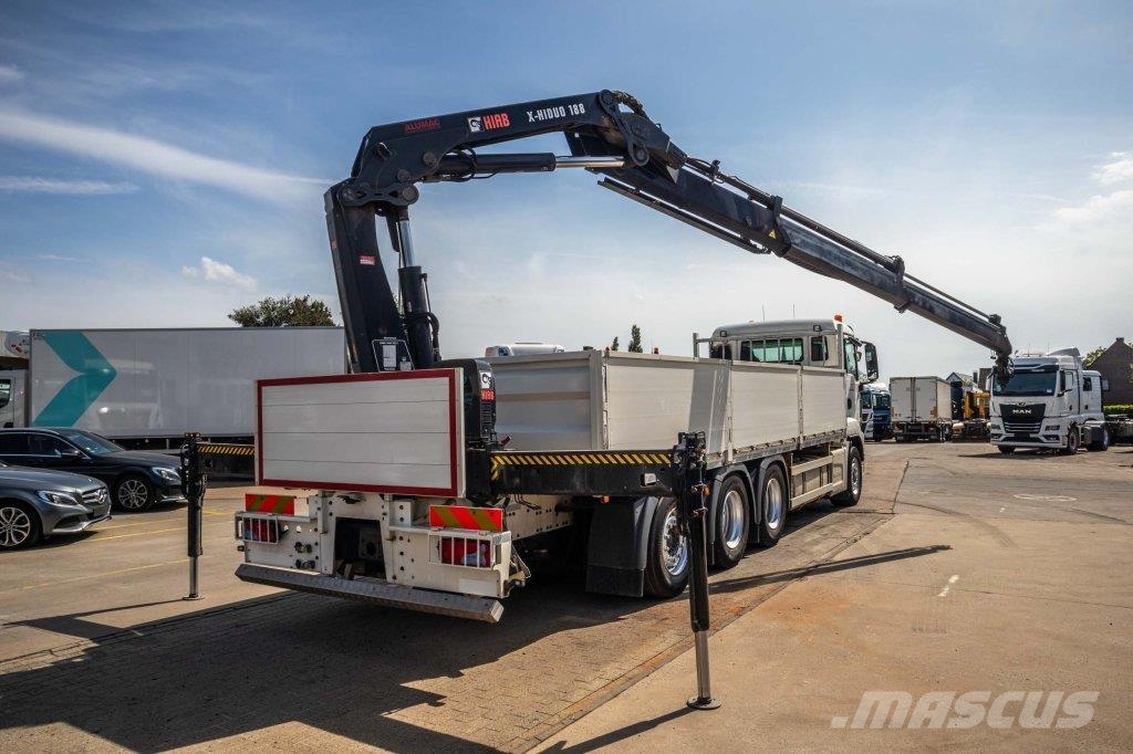 MAN TGS 35.420 BL-8x4-4+HIAB 188 E-2 플랫베드/드롭사이드 트럭
