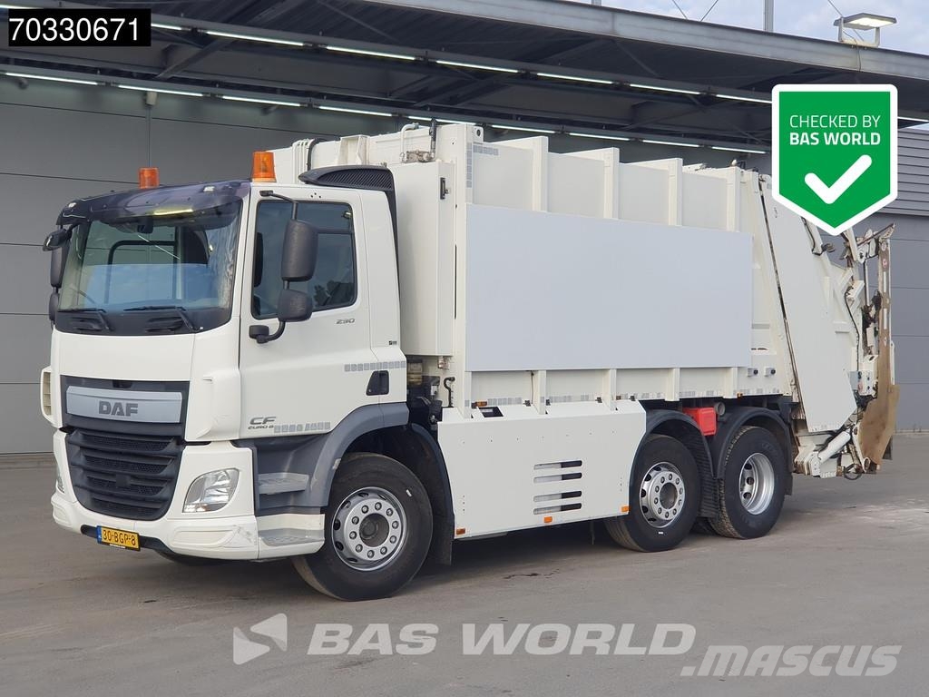 DAF CF 290 6X2 NL-Truck APK Haller MEDIUM XL Steering Popelářské vozy