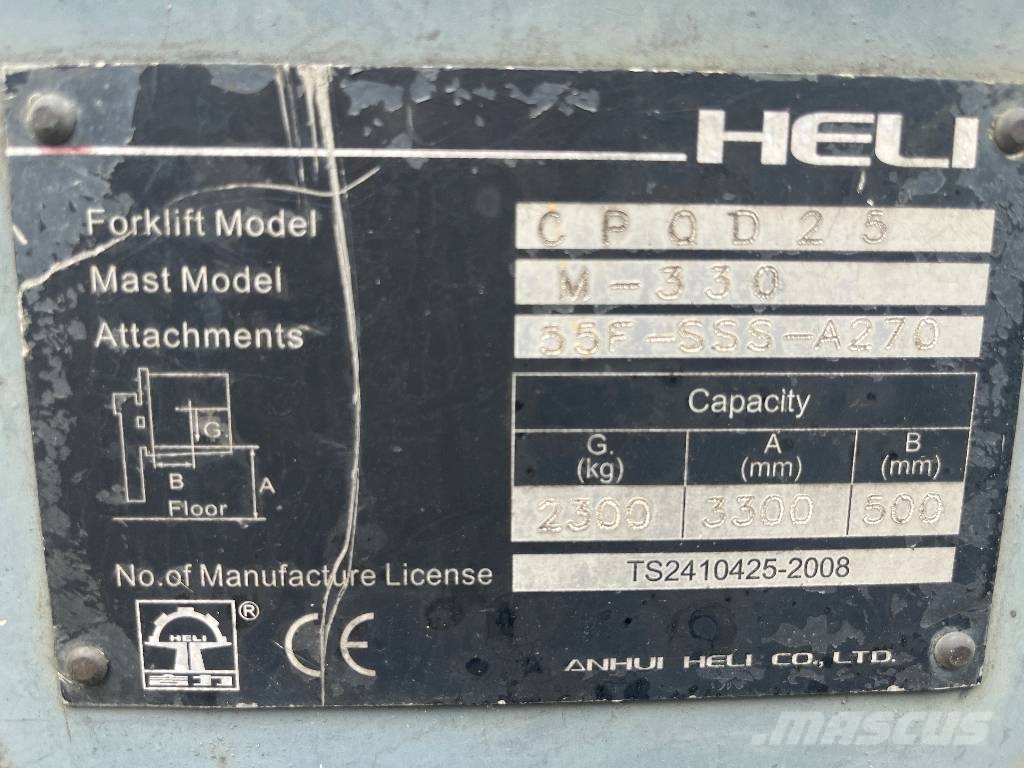 Heli CPQD25 V-4289 IO Stivuitor GPL