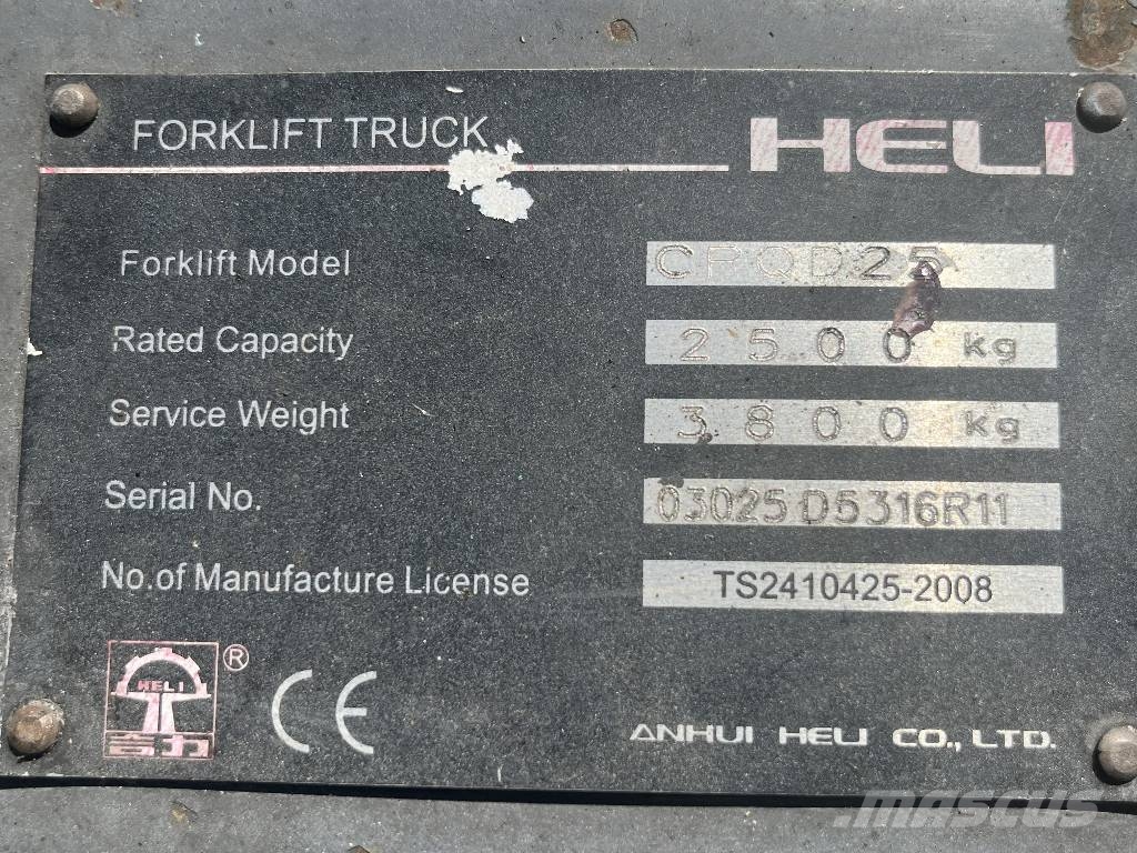 Heli CPQD25 V-4289 IO Stivuitor GPL