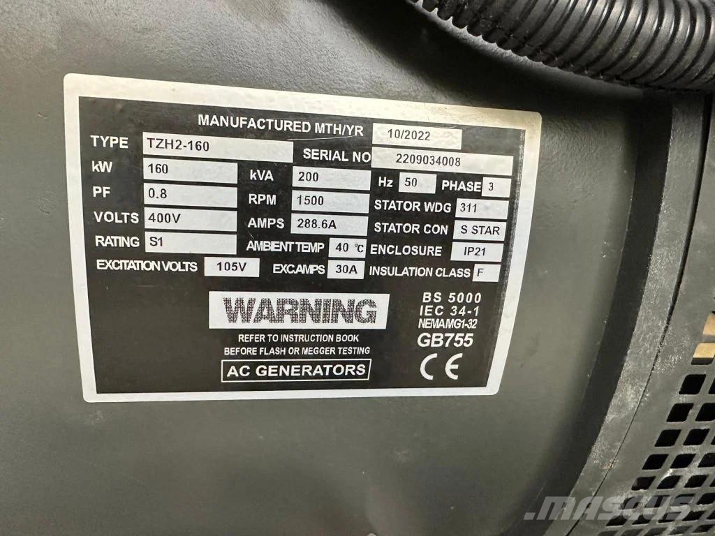 Ricardo 200 KVA (160KW) Silent Generator 3 Phase 50HZ 400V Γεννήτριες ντίζελ