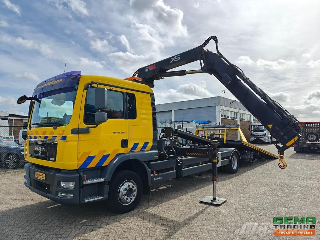 MAN TGM 15.250 4x2 Day Cab (6 seats) Euro5 - HIAB 122 Грузовые эвакуаторы