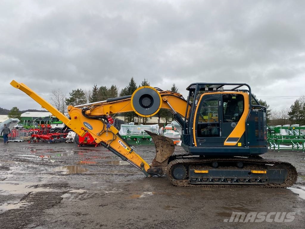 Botex boom winch kit (mounted example) 6.5 ton Forstbagger