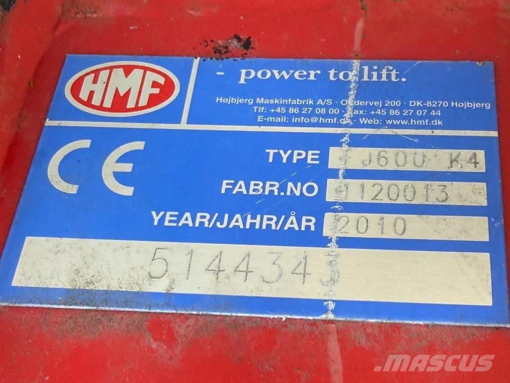 HMF FJ900K4 FLY JIB رافعات تحميل