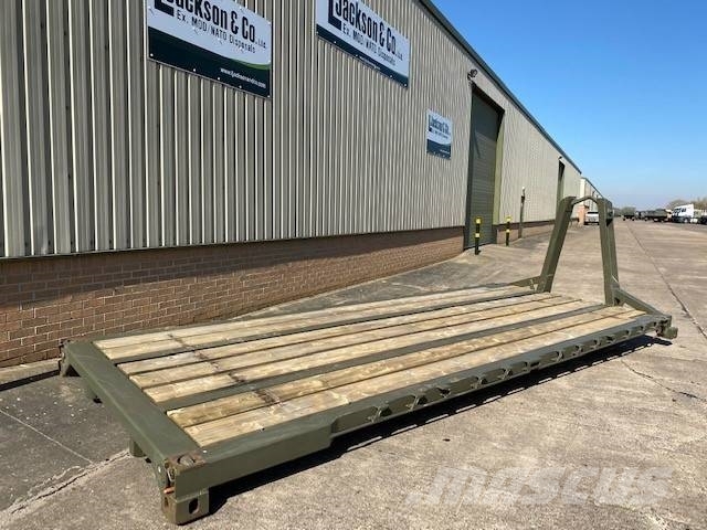 Marshalls Unused military Flat Rack 20ft hook load 훅 리프트 트럭