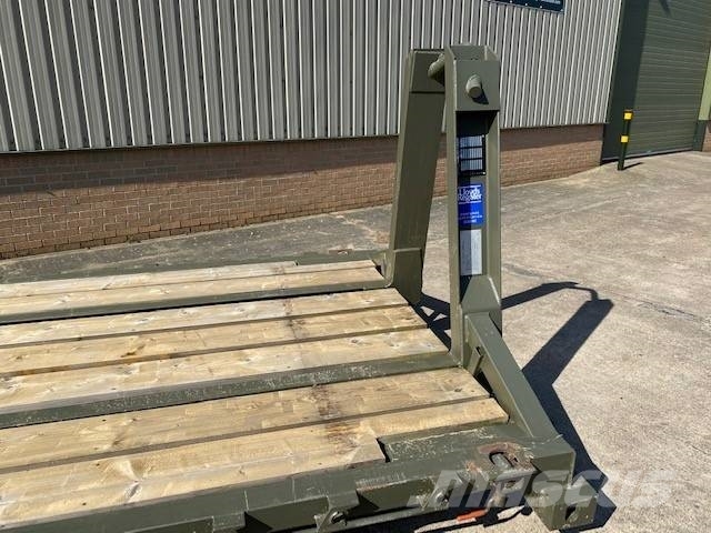 Marshalls Unused military Flat Rack 20ft hook load 훅 리프트 트럭
