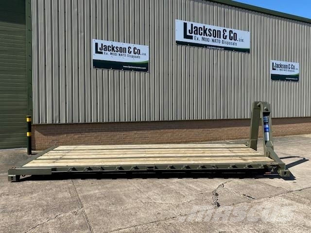 Marshalls Unused military Flat Rack 20ft hook load 훅 리프트 트럭