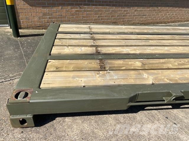 Marshalls Unused military Flat Rack 20ft hook load 훅 리프트 트럭