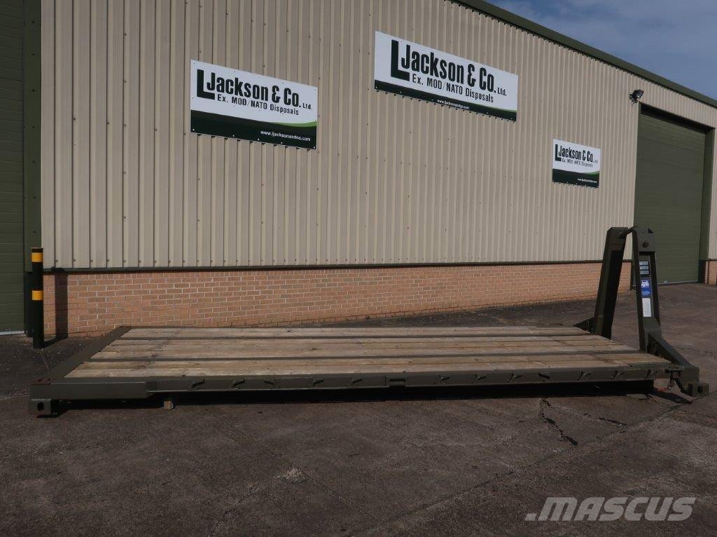 Marshalls Unused military Flat Rack 20ft hook load 훅 리프트 트럭