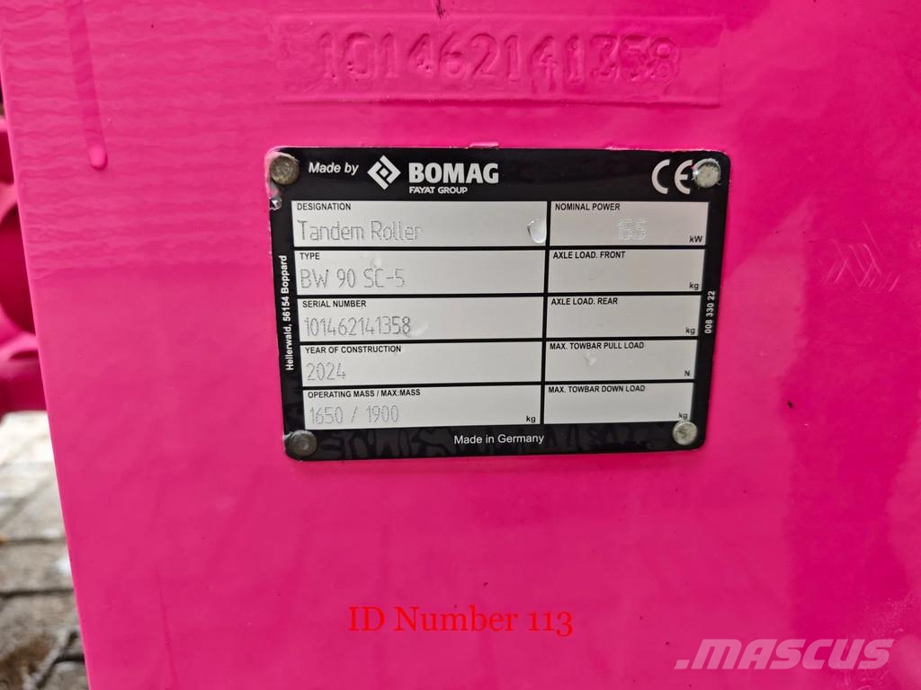 Bomag BW 90 SC-5 Otros rodillos