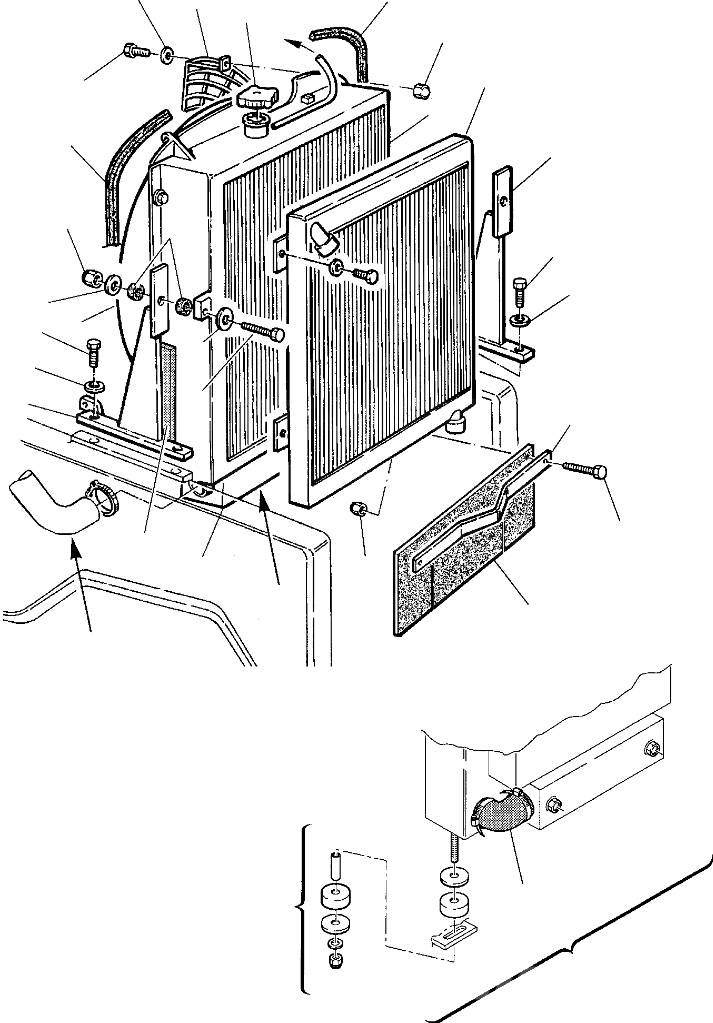 Komatsu - Radiator - 312607050 Radiátory