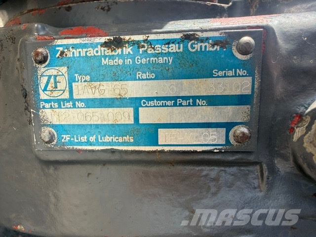 Zettelmeyer ZL 502 USED AXLES COMPLET محور العجلة