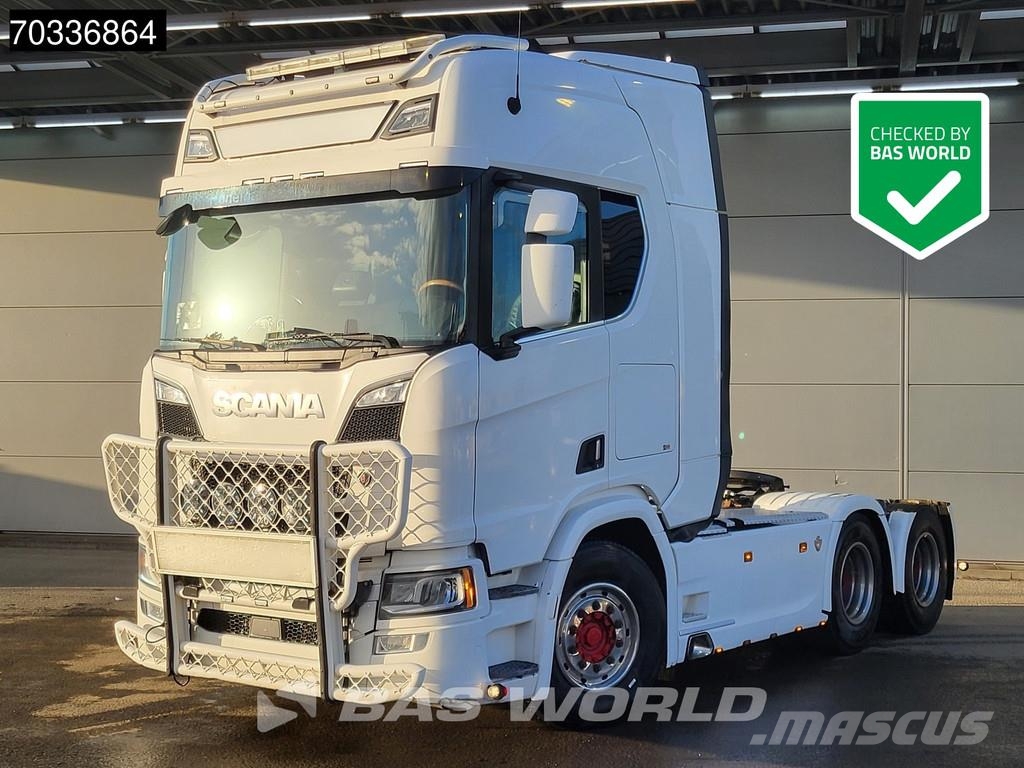 Scania R580 R 6X4 Retarder Hydraulik Full-Air Leder Navi Trekkvogner