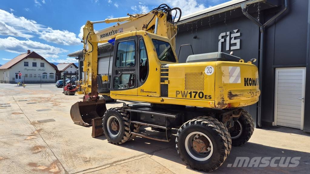 Komatsu PW170ES-6 - 1999 YEAR - 1X BUCKET Pelle sur pneus
