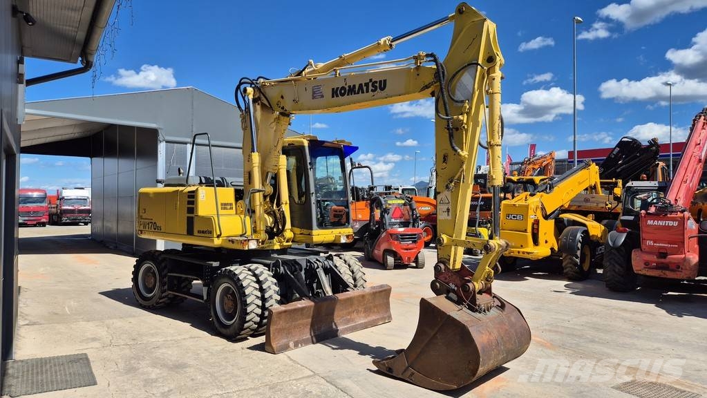 Komatsu PW170ES-6 - 1999 YEAR - 1X BUCKET Pelle sur pneus