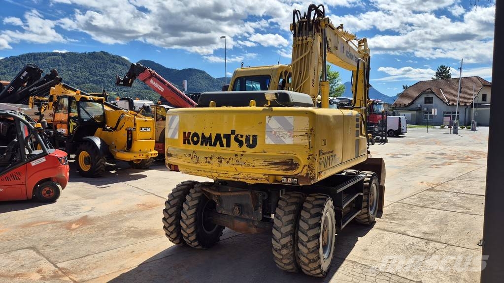 Komatsu PW170ES-6 - 1999 YEAR - 1X BUCKET Pelle sur pneus