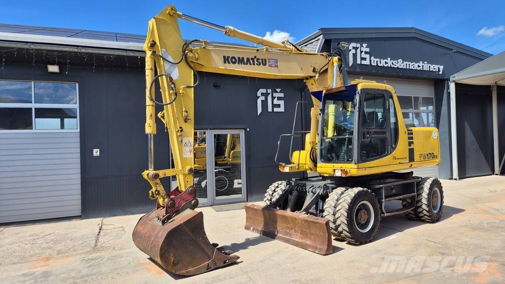 Komatsu PW170ES-6 - 1999 YEAR - 1X BUCKET Pelle sur pneus
