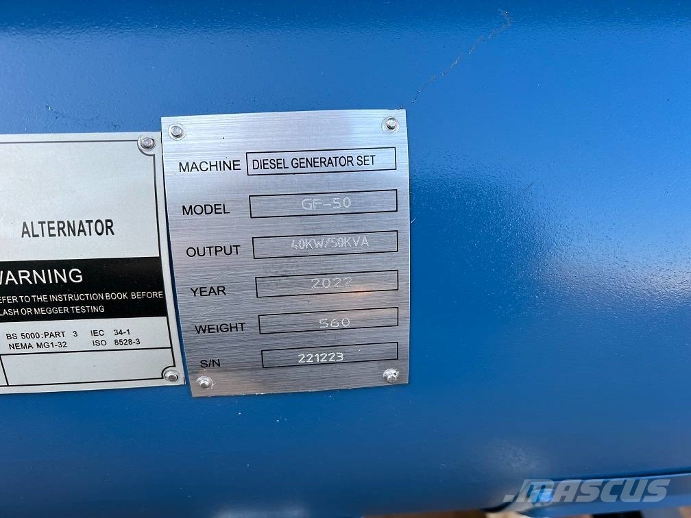 Ricardo 50kva (40kw) generator 3 phase 50hz 400v unused Γεννήτριες ντίζελ