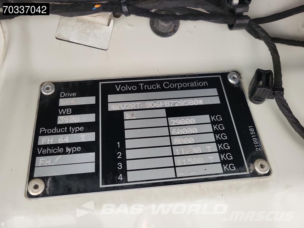 Volvo FH 500 FH 6X4 Hydraulic APK 03-2027 Tractor Units