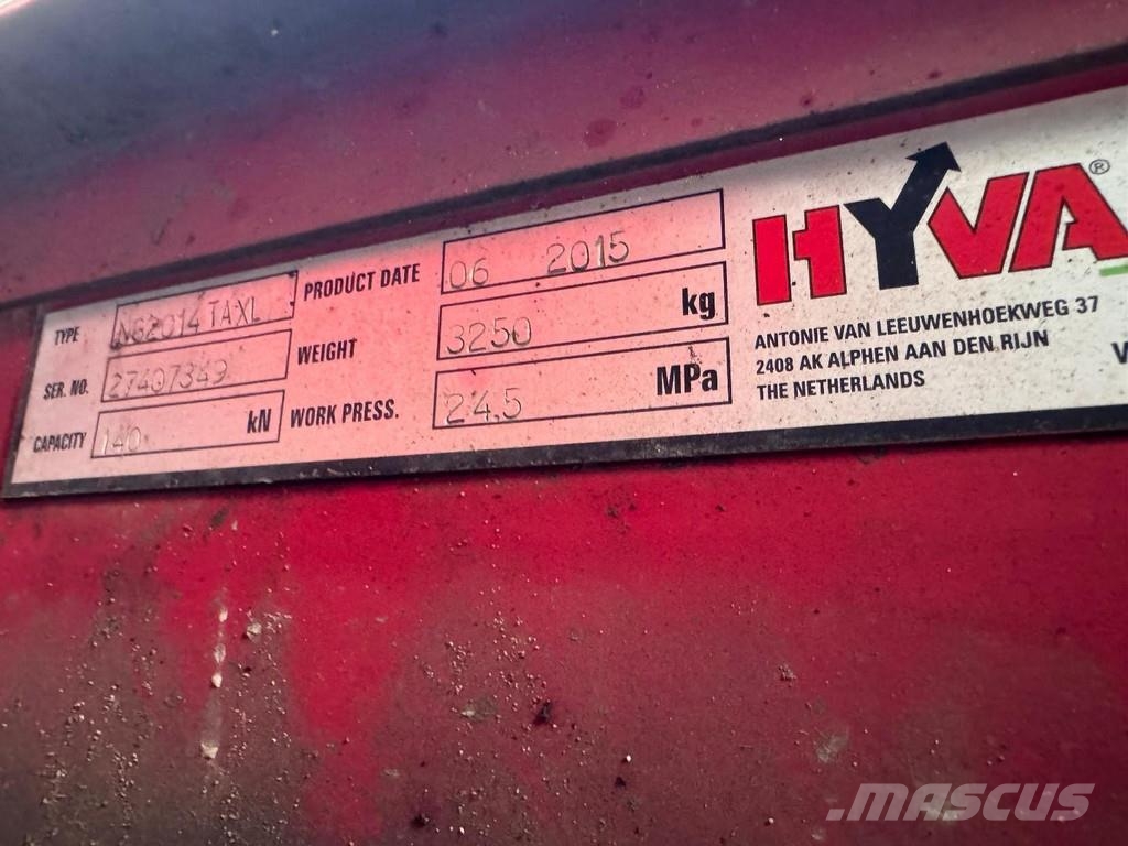 Volvo FM 330 4X2 EURO 6 + HYVA SKIPLOADER Скиповые погрузчики