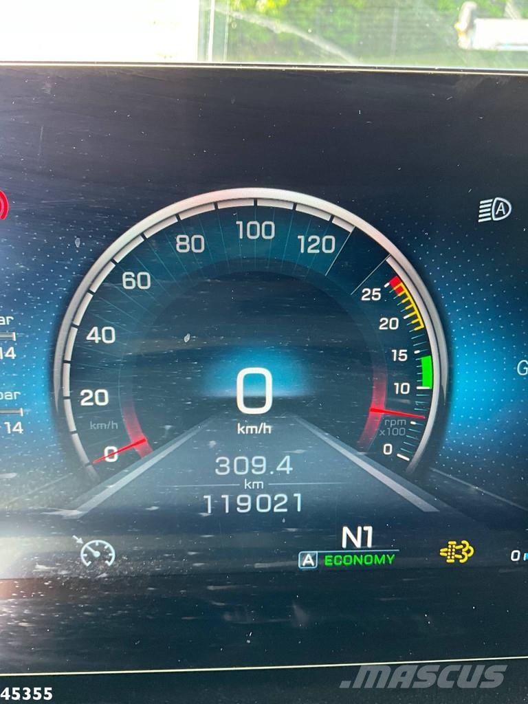 Mercedes-Benz Arocs 3540 8x4 Palfinger 19 Tonmeter laadkraan Ges Koukkulava kuorma-autot