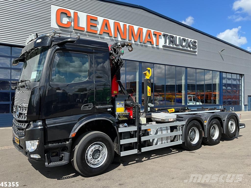 Mercedes-Benz Arocs 3540 8x4 Palfinger 19 Tonmeter laadkraan Ges Koukkulava kuorma-autot