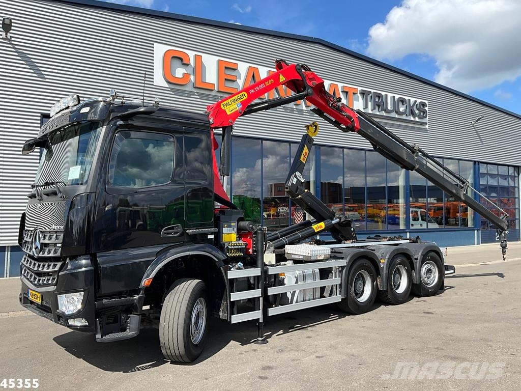 Mercedes-Benz Arocs 3540 8x4 Palfinger 19 Tonmeter laadkraan Ges Koukkulava kuorma-autot