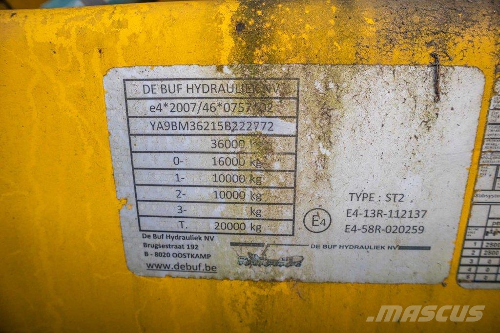 De Buf BETON MIXER/MISCHER/MALAXEUR12M³ Інші напівпричепи