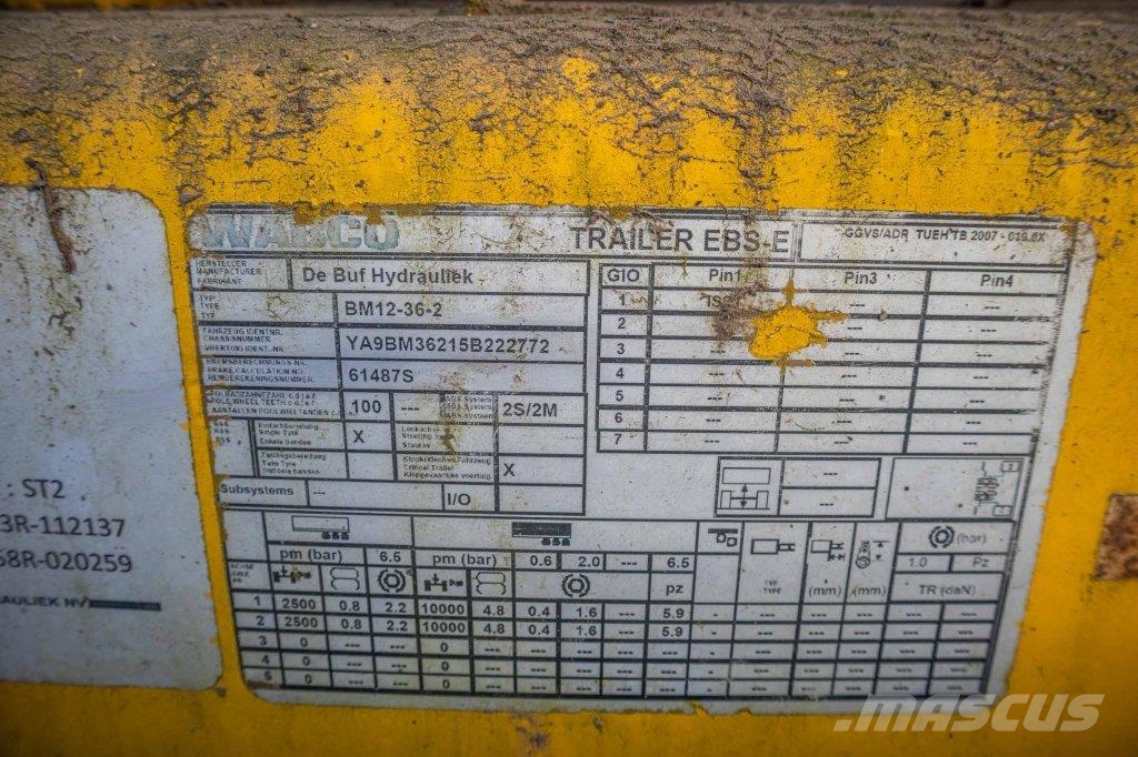 De Buf BETON MIXER/MISCHER/MALAXEUR12M³ Інші напівпричепи