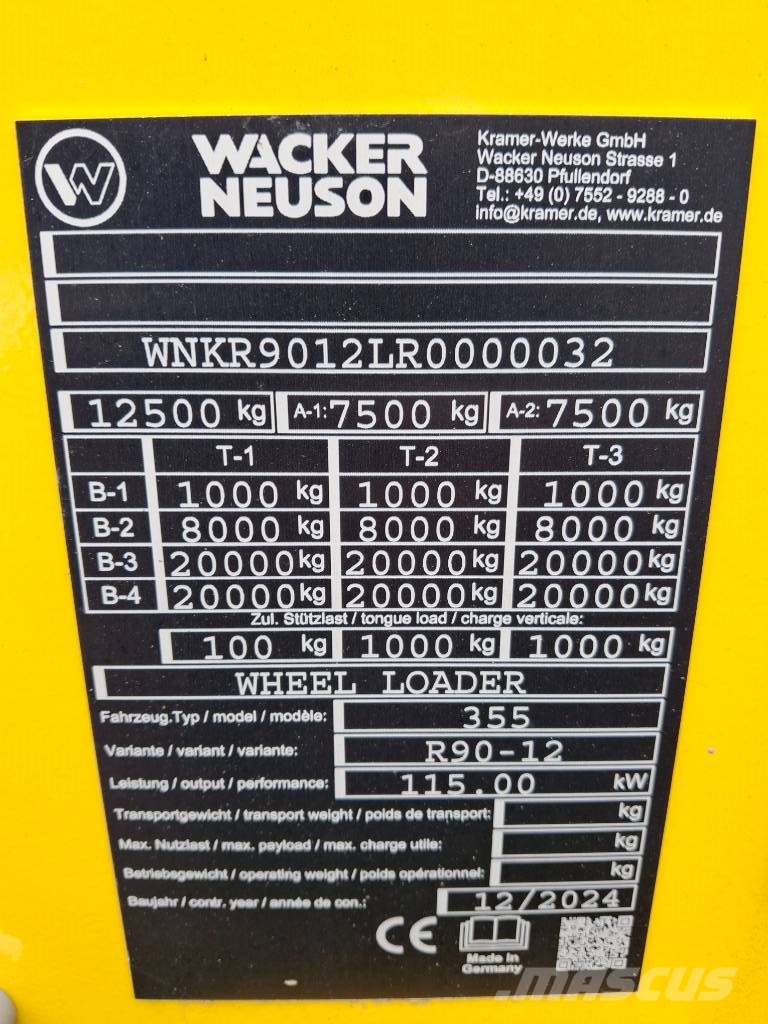 Wacker Neuson WL 95 **ESITTELYKONE** Tekerlekli yükleyiciler