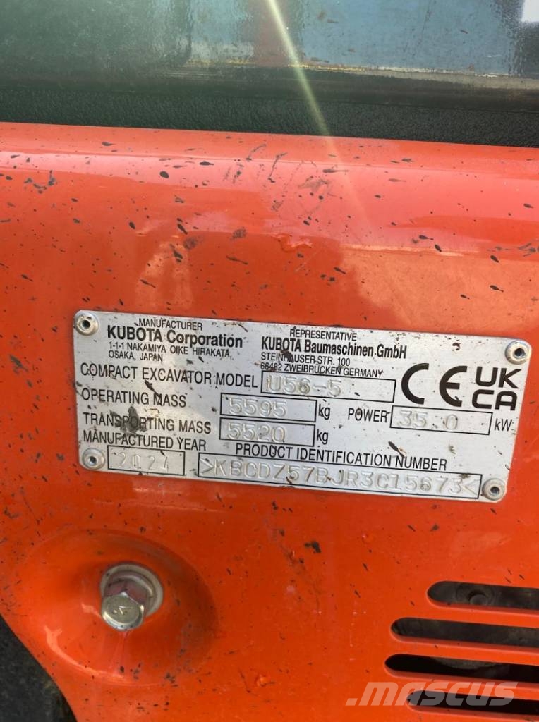 Kubota U 56-5 Εκσκαφέας χανδάκων